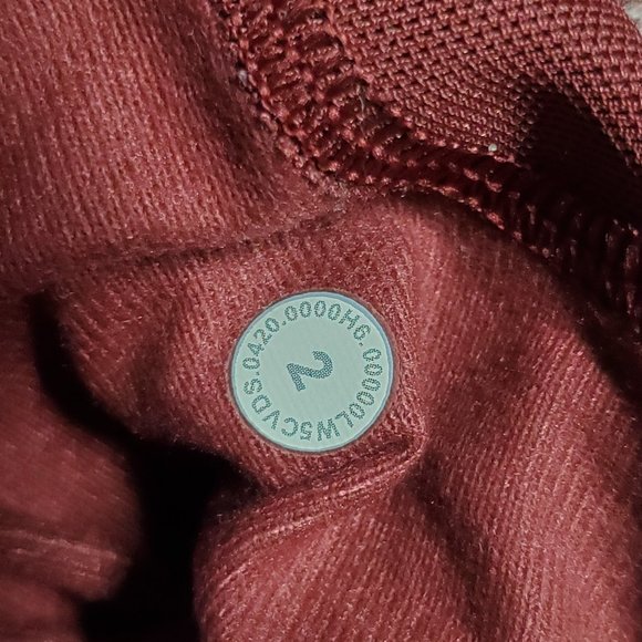 Lululemon Ready To Rulu Pants Joggers Raspberry Burgundy Athleisure Workout Gym - Picture 5 of 5